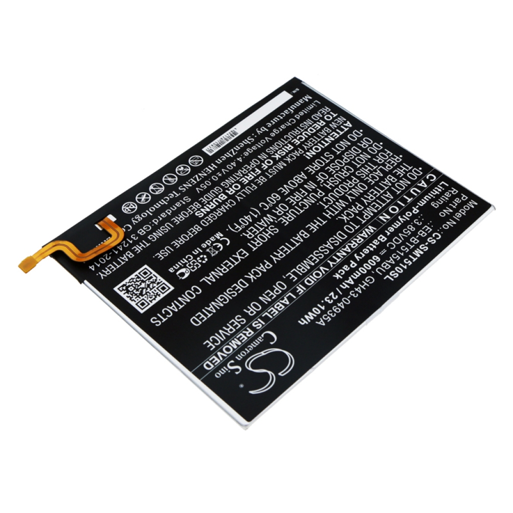 Tablette Batterie Samsung CS-SMT510SL