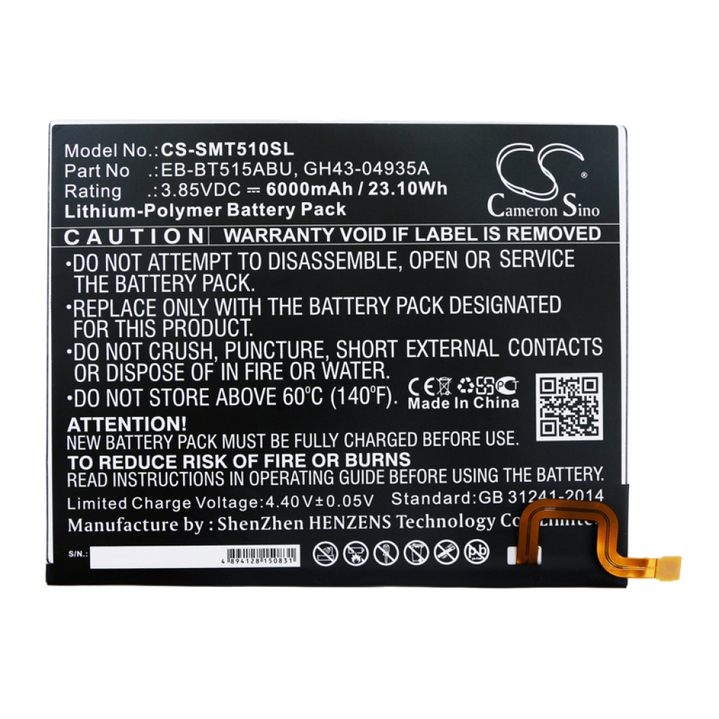 Tablet Battery Samsung CS-SMT510SL