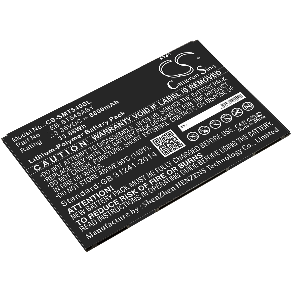 Tablette Batterie Samsung CS-SMT540SL