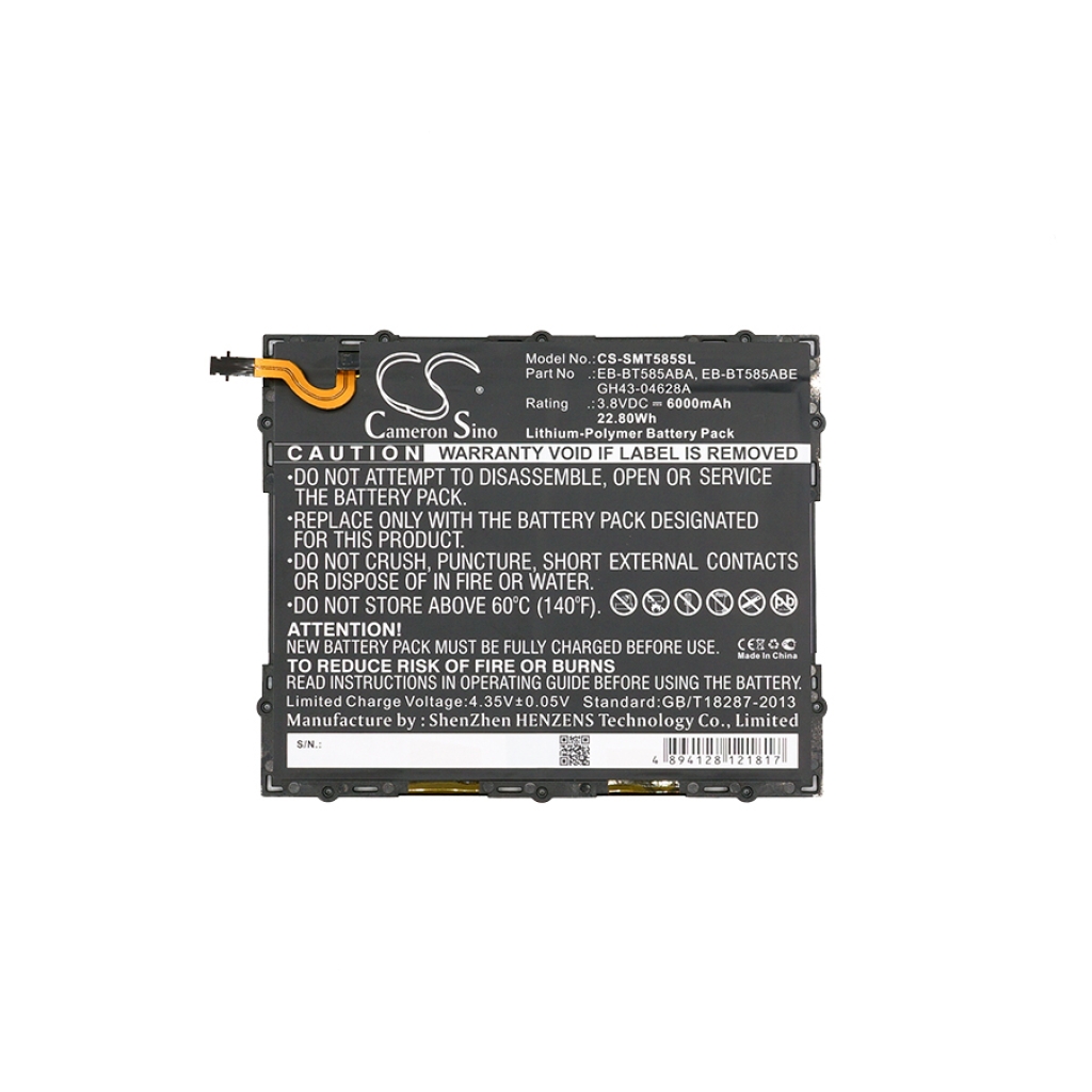 Tablette Batterie Samsung SM-P580