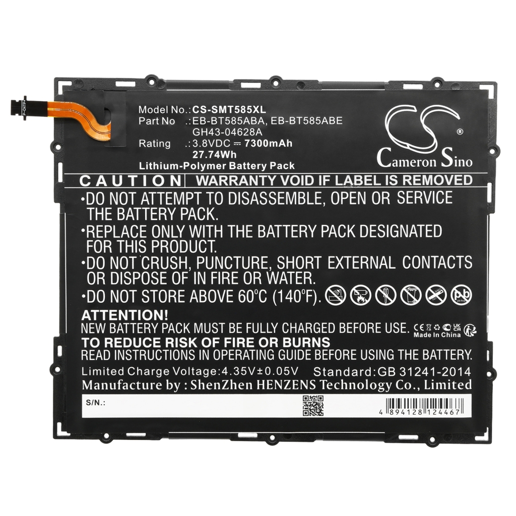 Tablet Battery Samsung SM-T587P