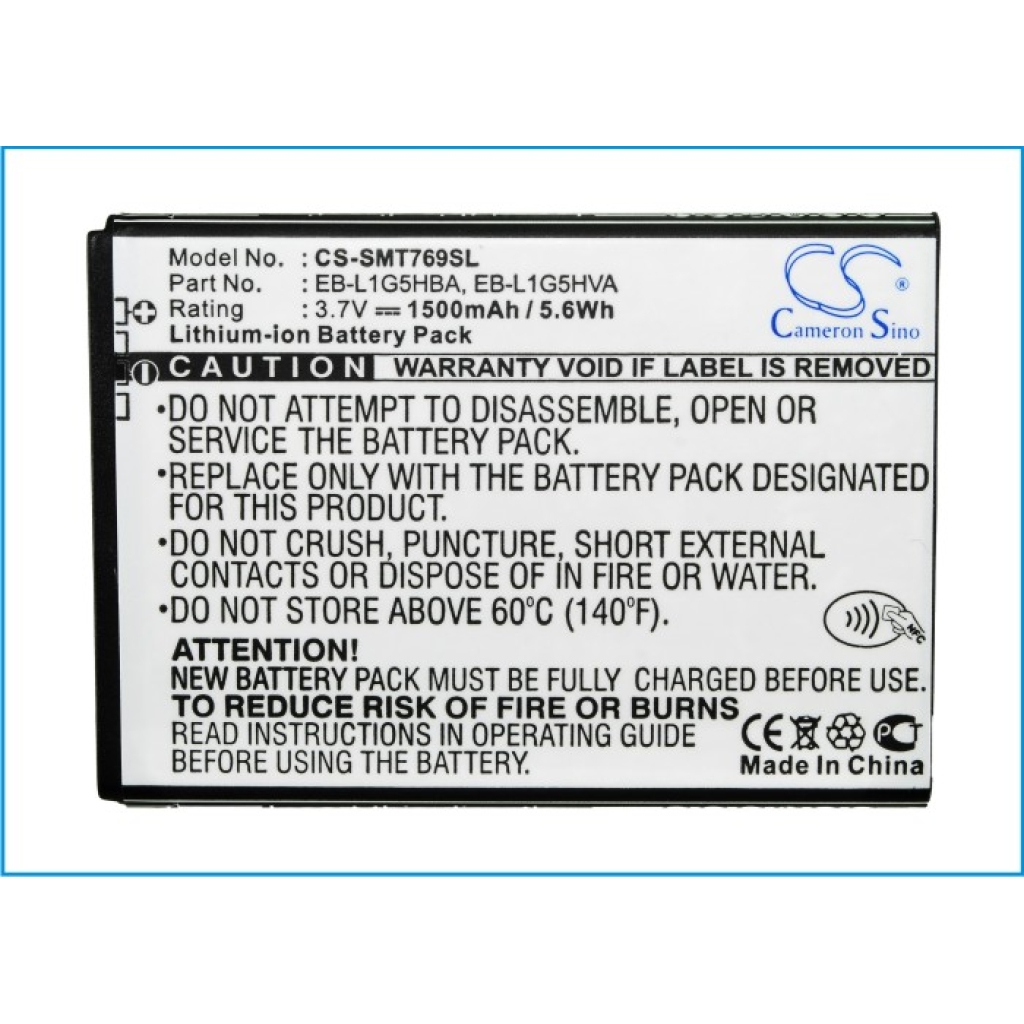 Battery Replaces EB-L1G5HBABXAR