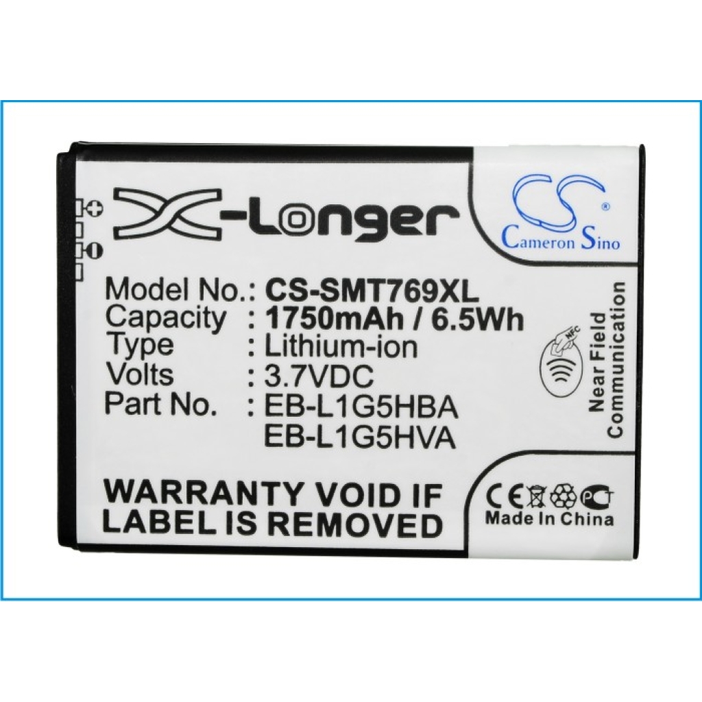 Battery Replaces EB-L1G5HBABXAR