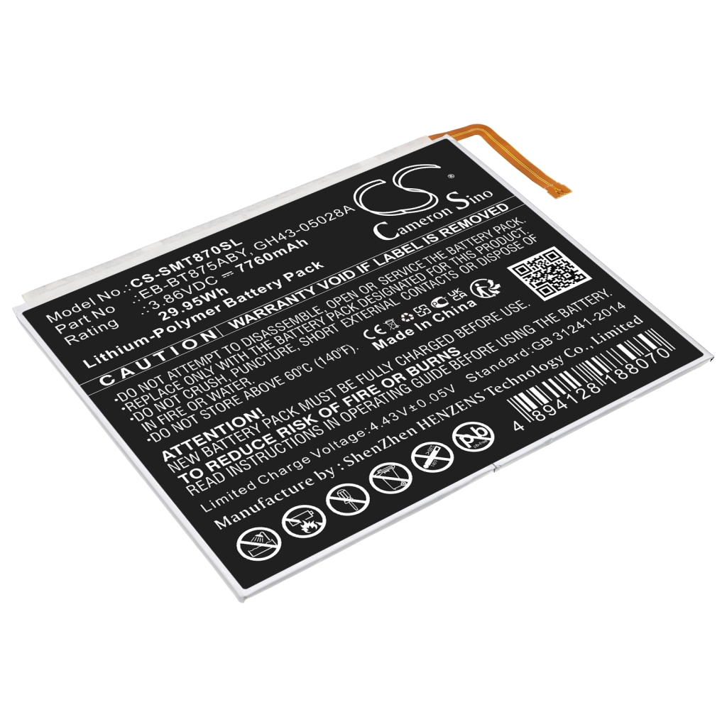 Tablette Batterie Samsung CS-SMT870SL