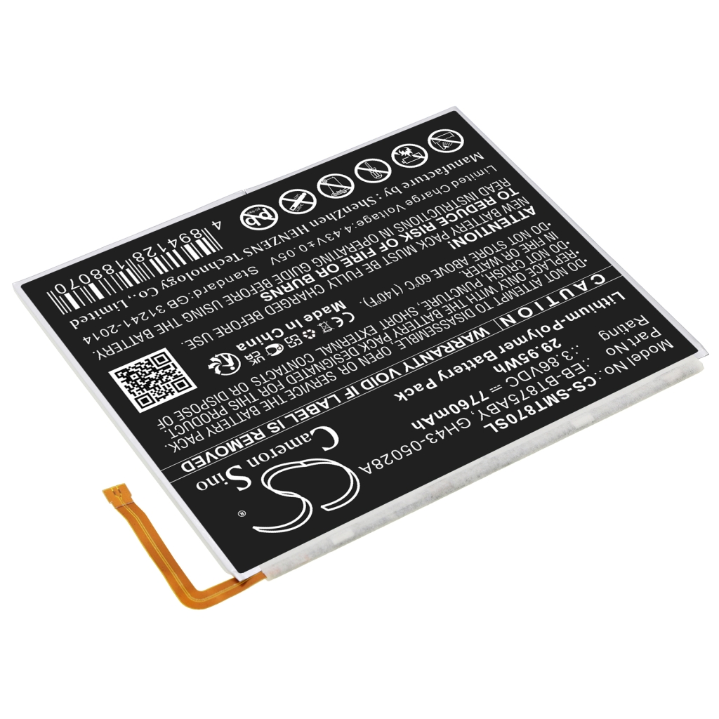 Tablette Batterie Samsung CS-SMT870SL