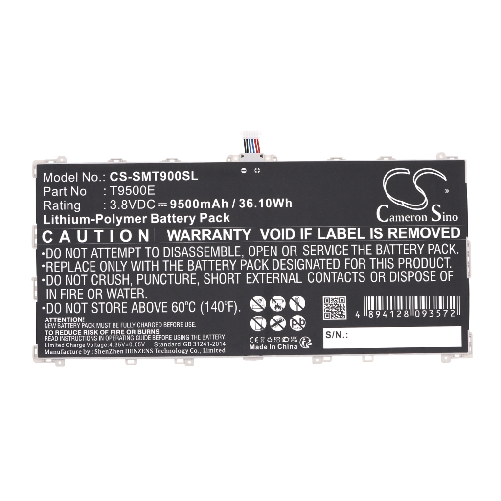 Battery Replaces T9500E