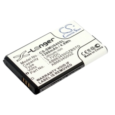 Remplacement de batterie compatible pour Samsung  AB663450BZ, AB663450GZBSTD, AB663450GZ