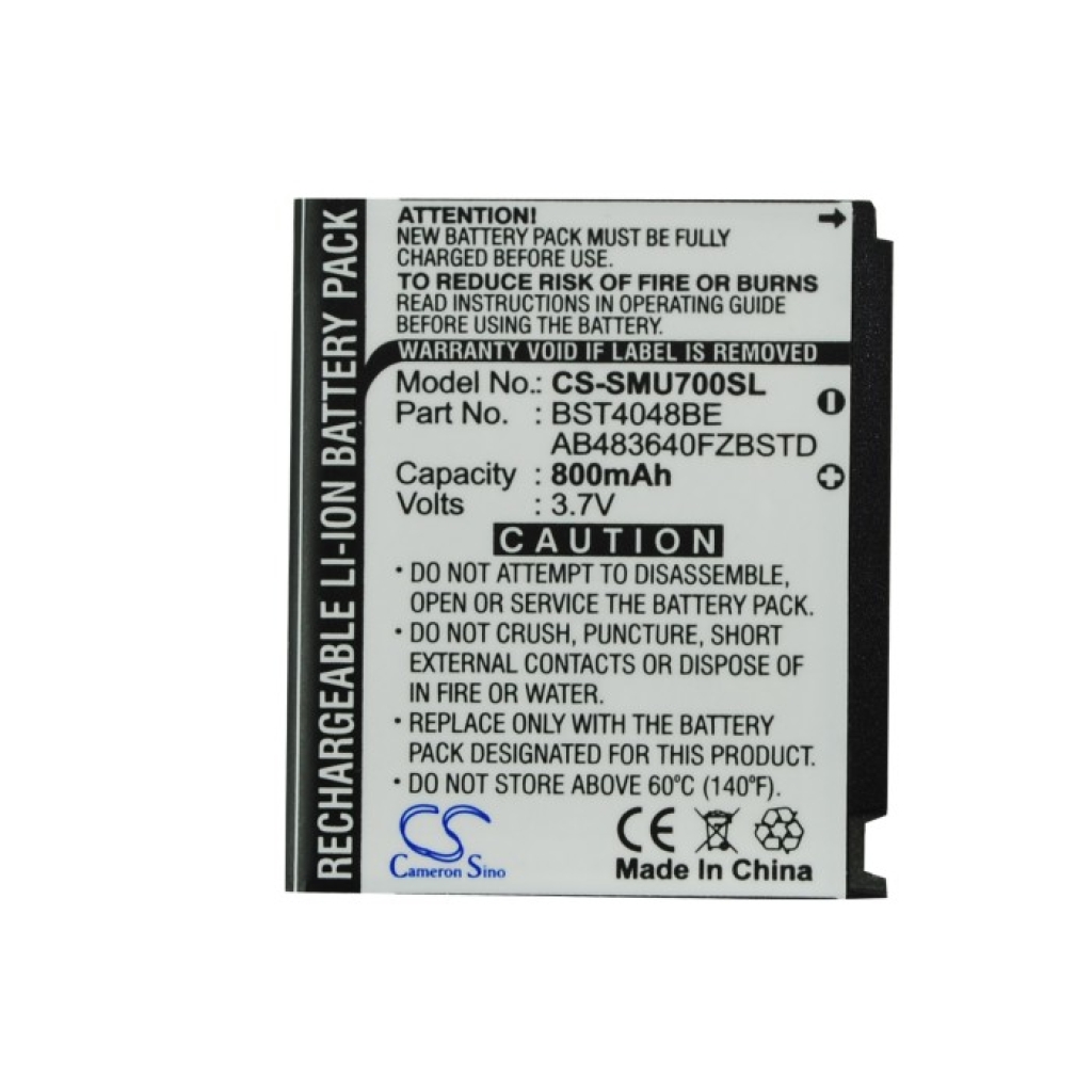 Battery Replaces AB603443CUCSTD