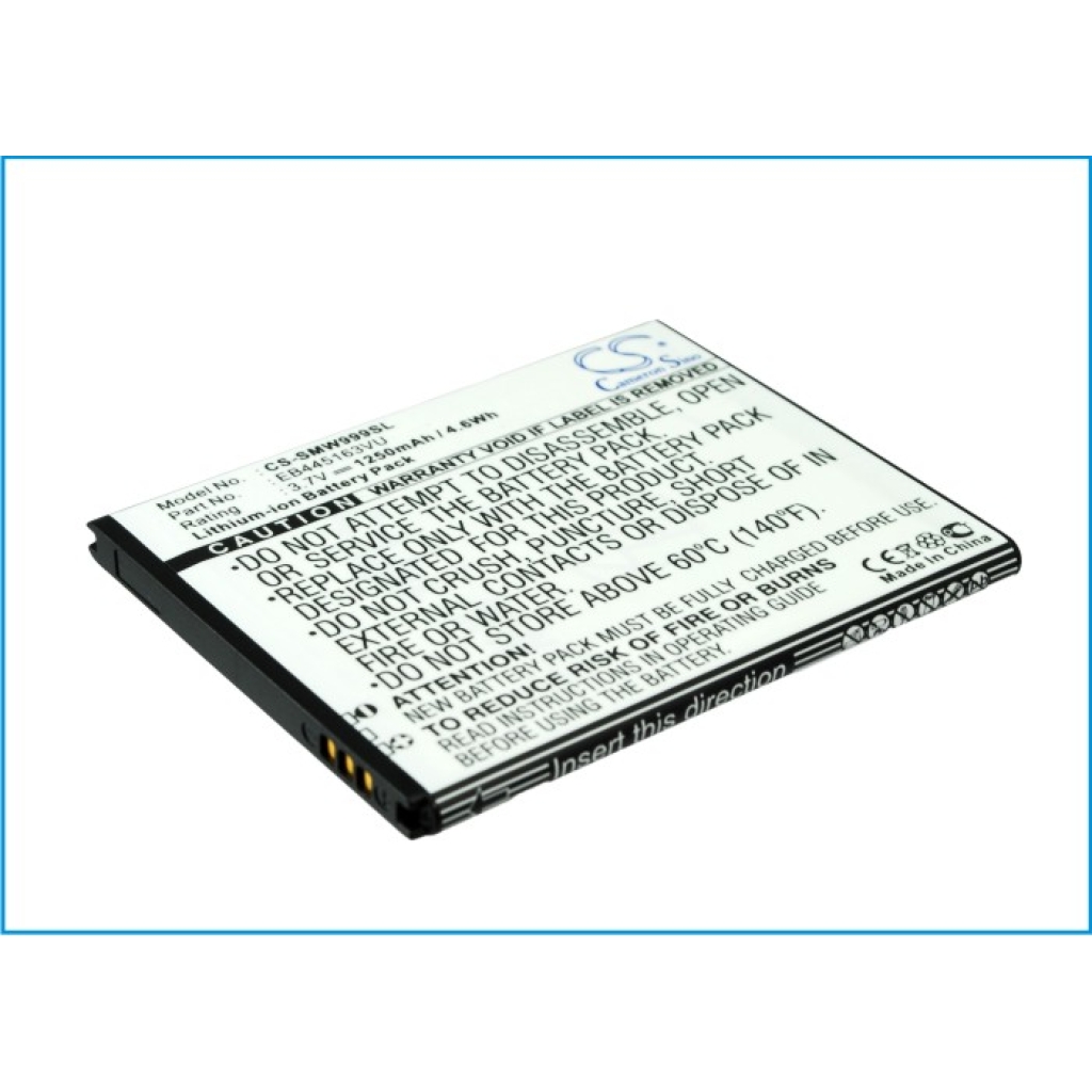 Compatible battery replacement for Samsung EB445163VU