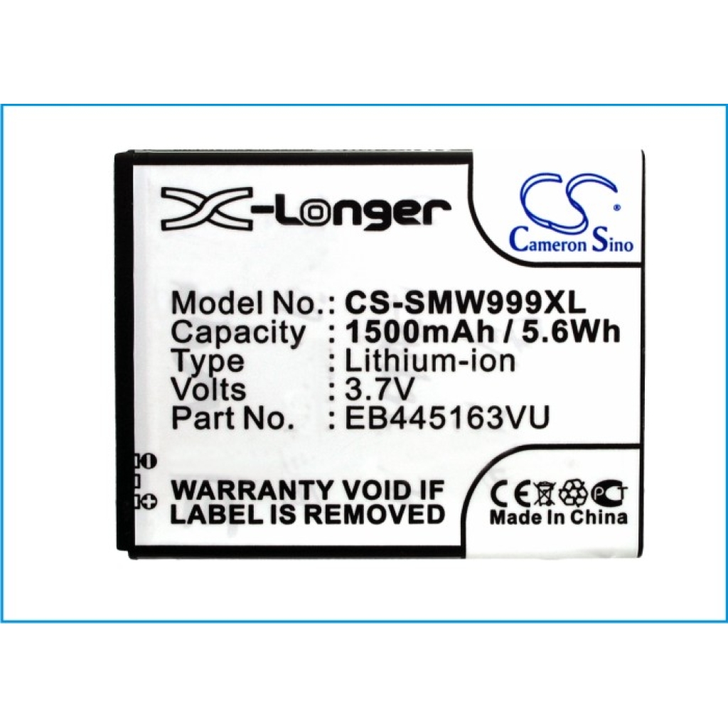 Remplacement de batterie compatible pour Samsung EB445163VU