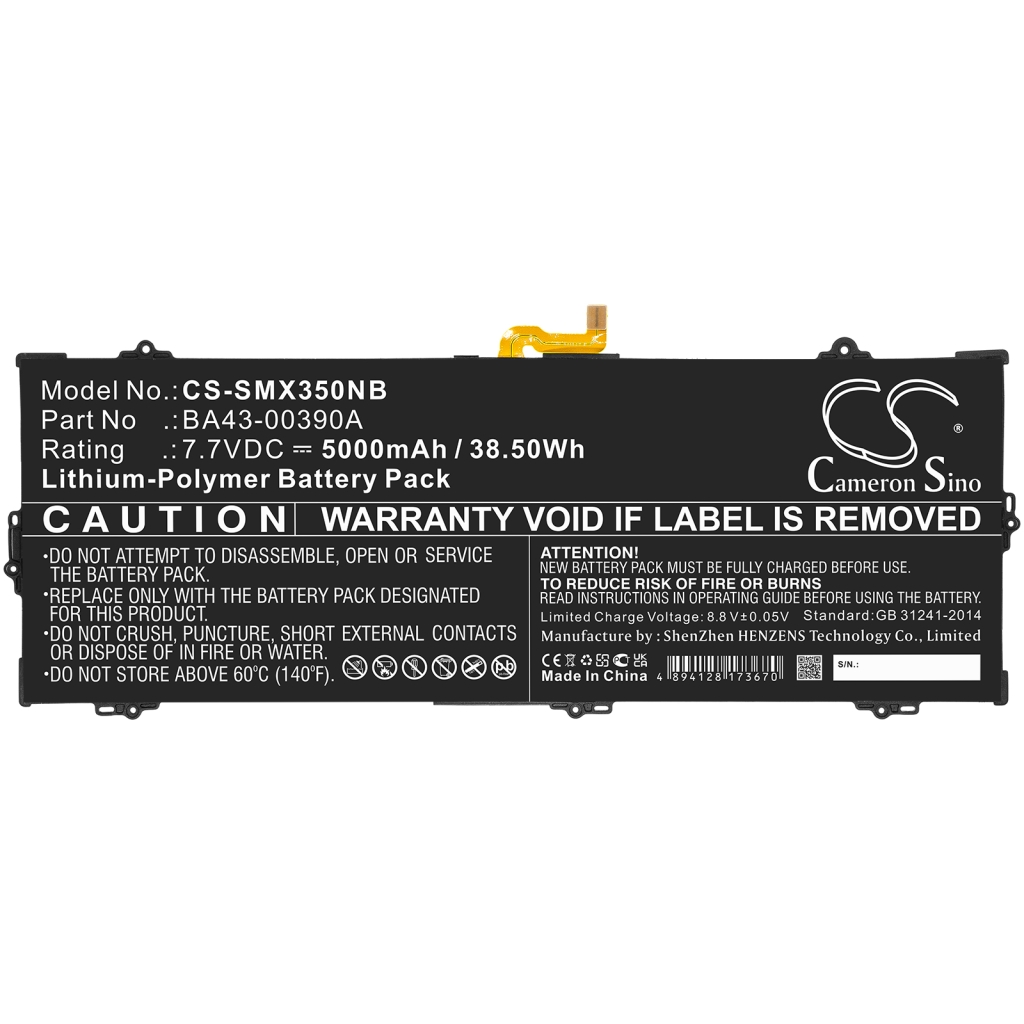 Batterie pour ordinateur portable Samsung CS-SMX350NB