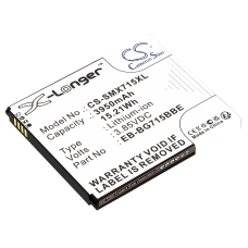 Remplacement de batterie compatible pour Samsung  GH43-04993A, EB-BG715BBE