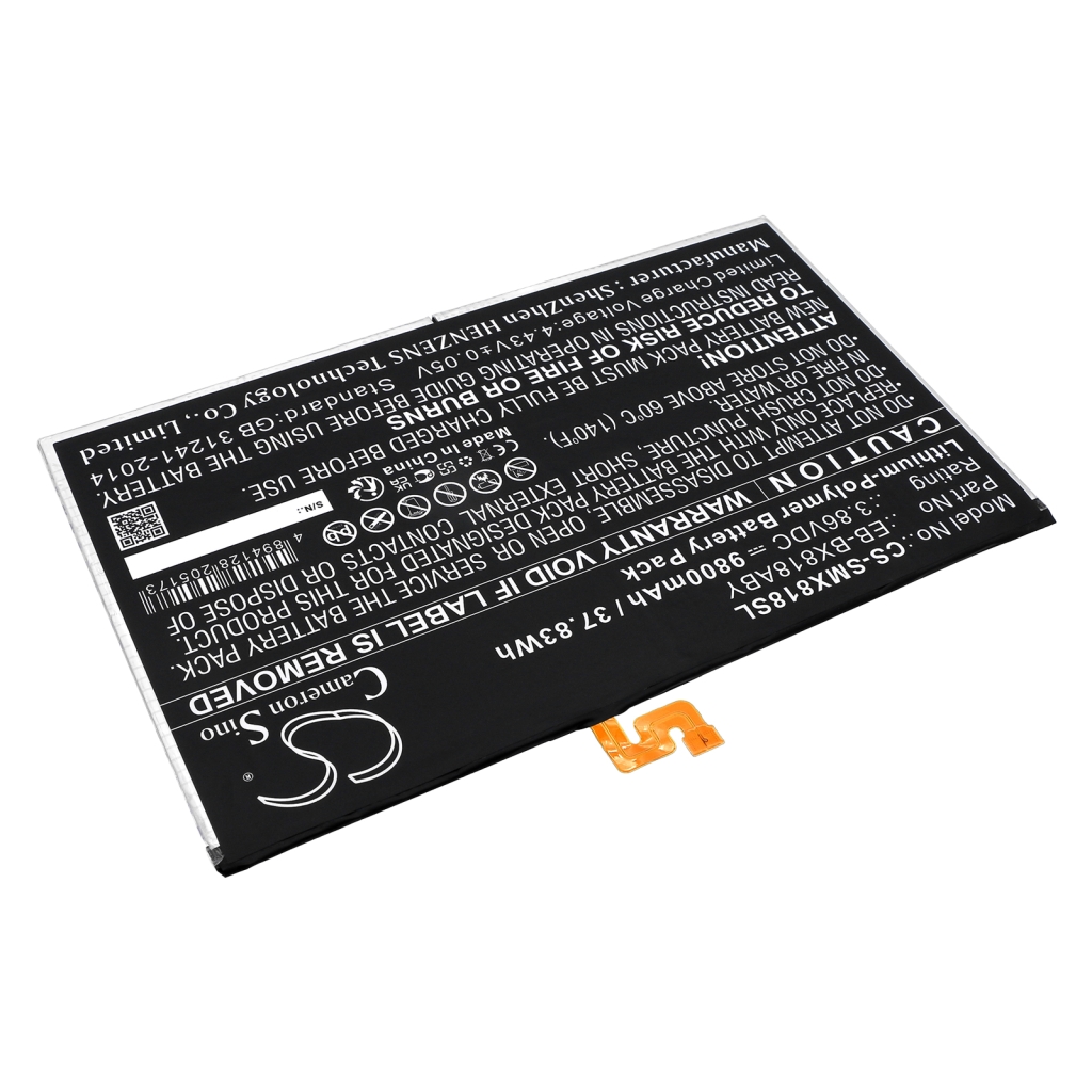 Tablette Batterie Samsung CS-SMX818SL