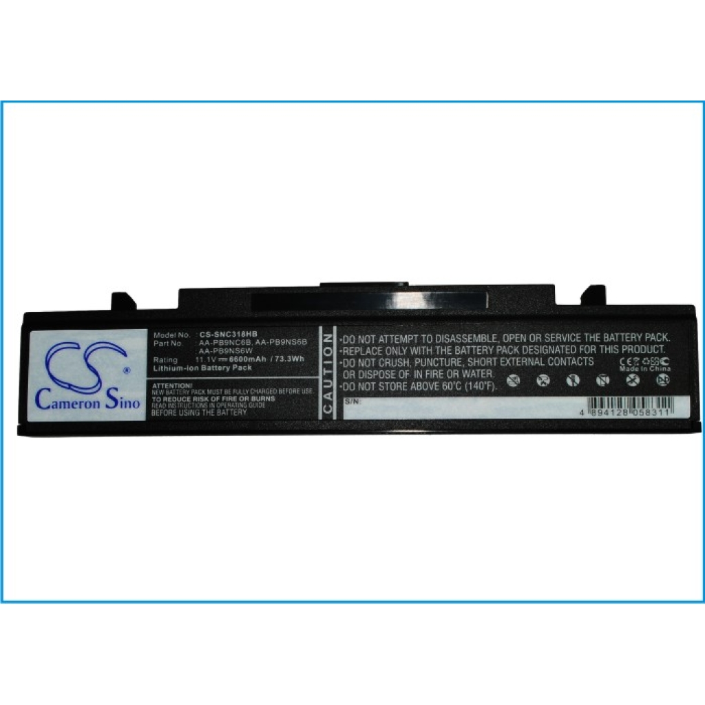 Batterie pour ordinateur portable Samsung Q320-Aura P7450 Benks