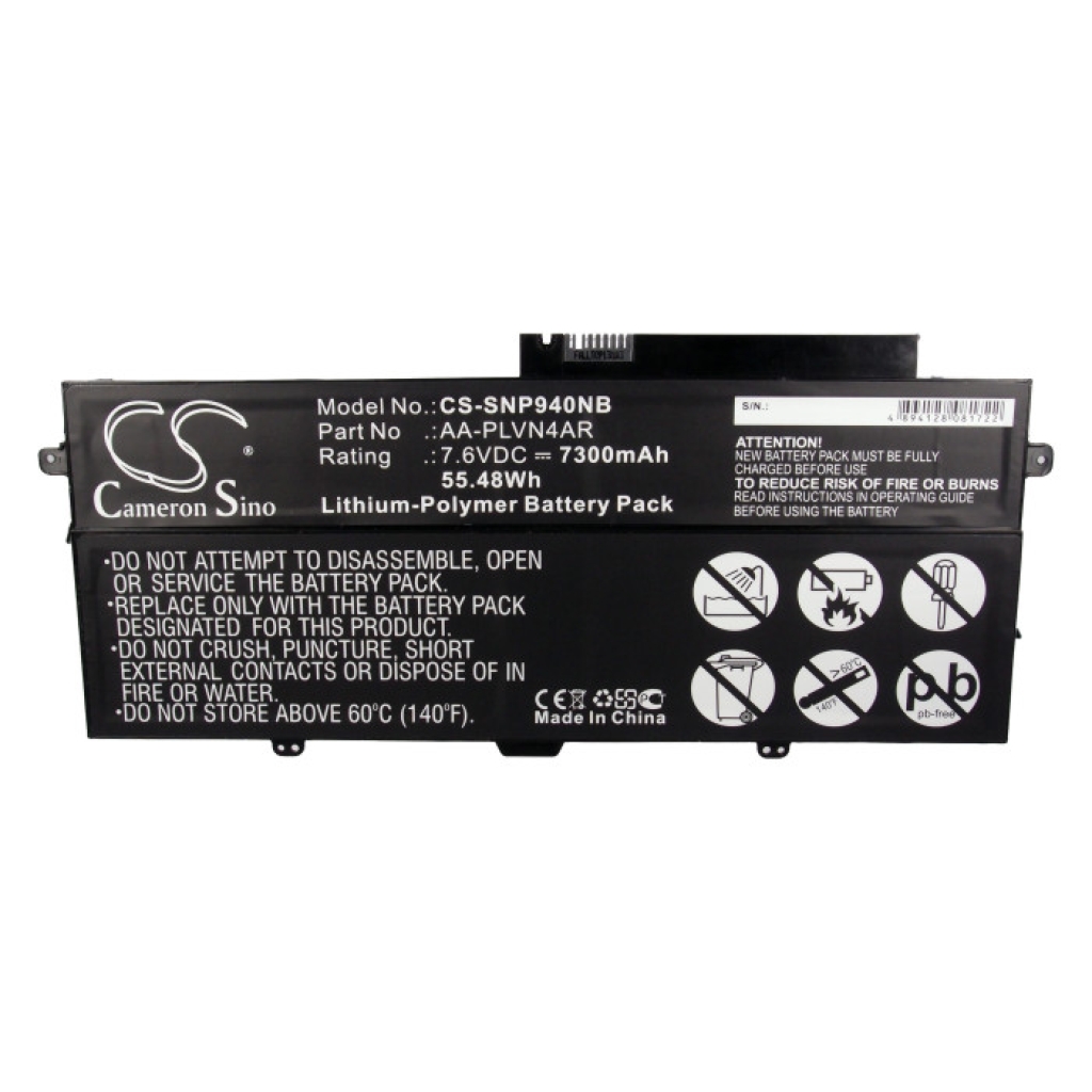 Batterie pour ordinateur portable Samsung CS-SNP940NB