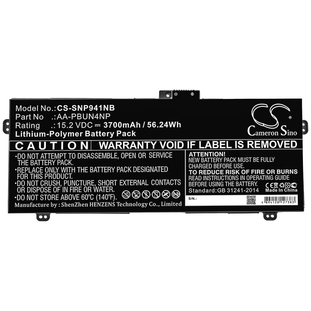 Batterie pour ordinateur portable Samsung CS-SNP941NB