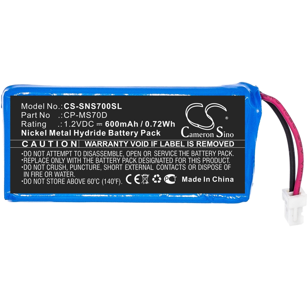 MP3, MP4, MP4, PMP Batterie Sony Walkman NW-MS70D (CS-SNS700SL)