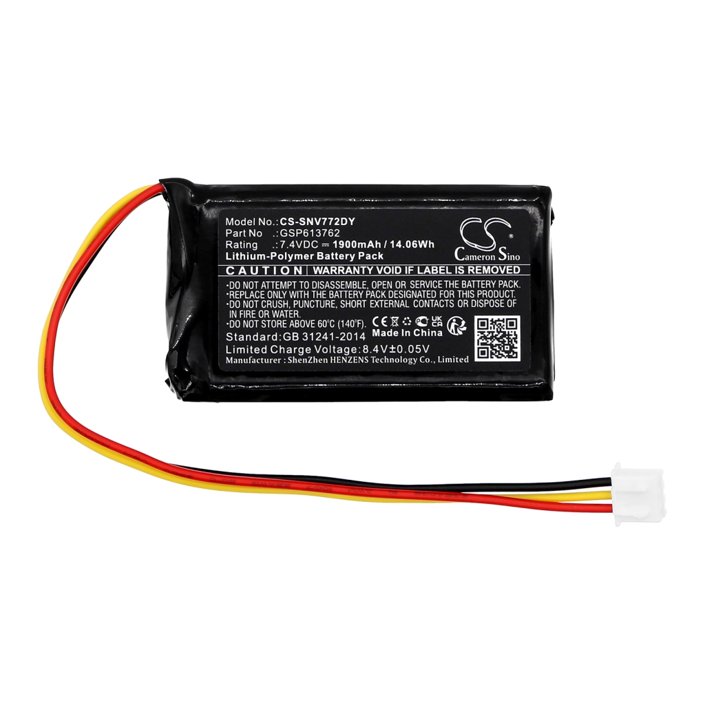 DVD Player Battery Sencor CS-SNV772DY