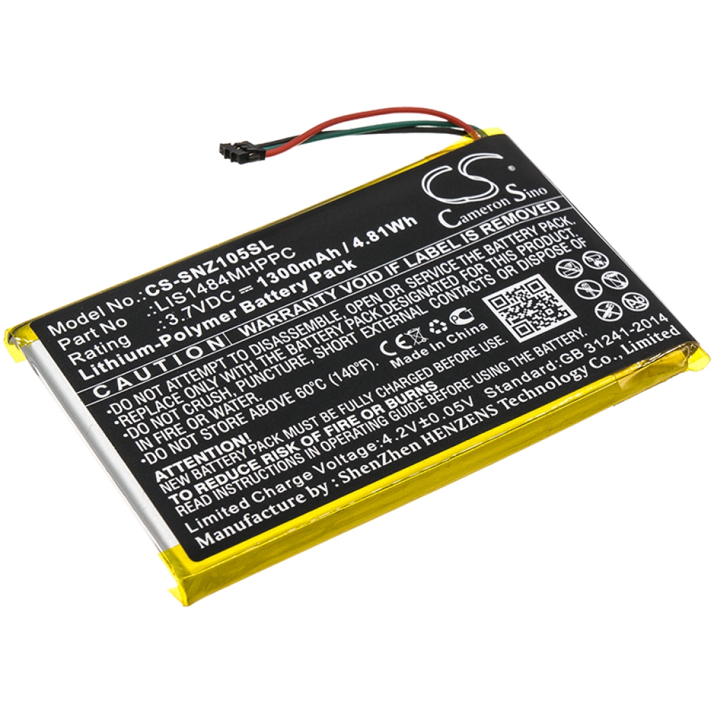 MP3, MP4, PMP Battery Sony CS-SNZ105SL