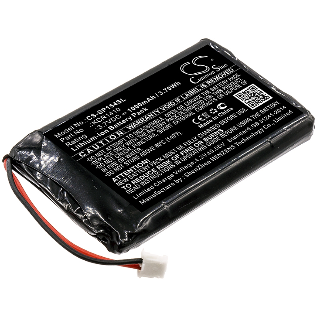 Compatible battery replacement for Sony KCR1410