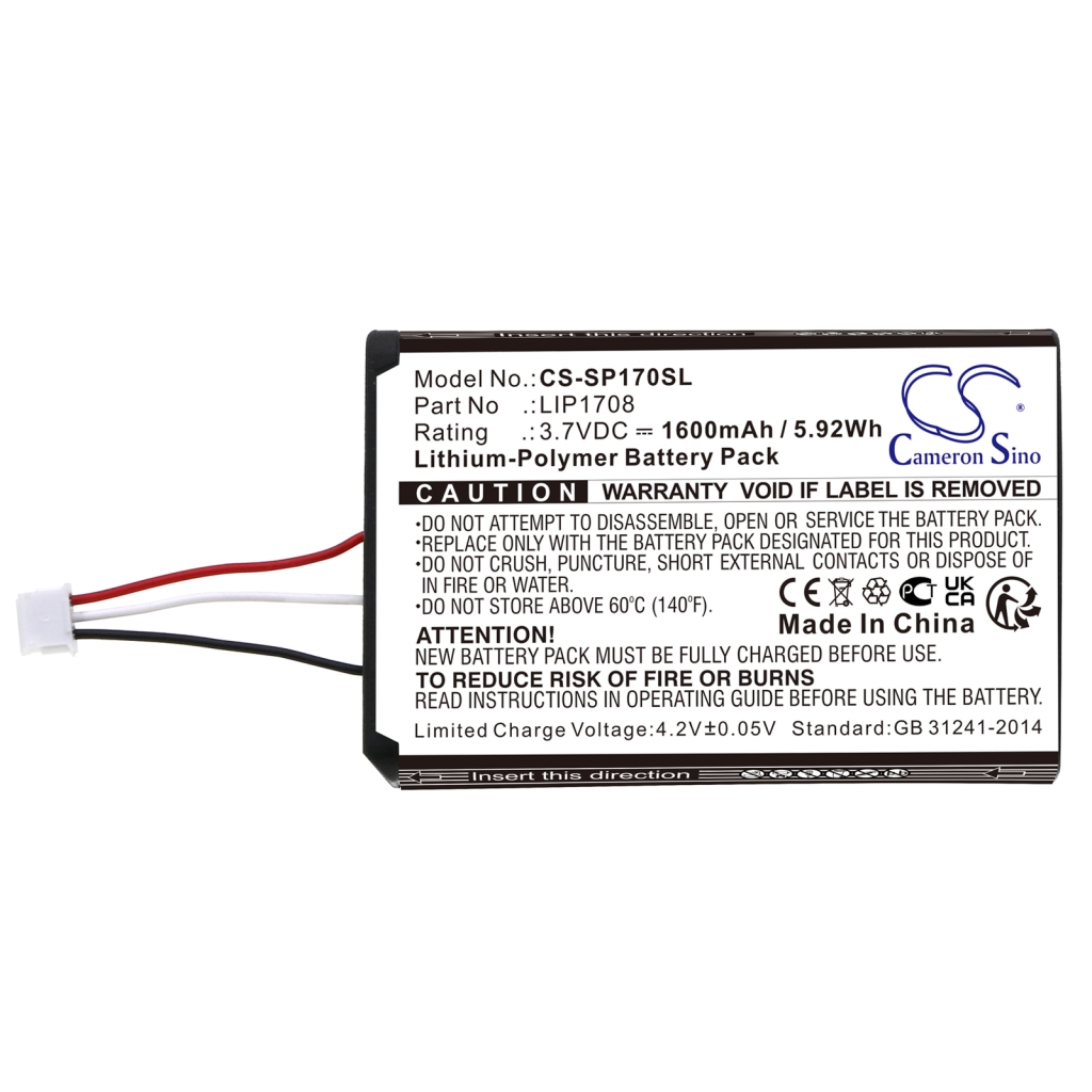 Battery Replaces LIP1708