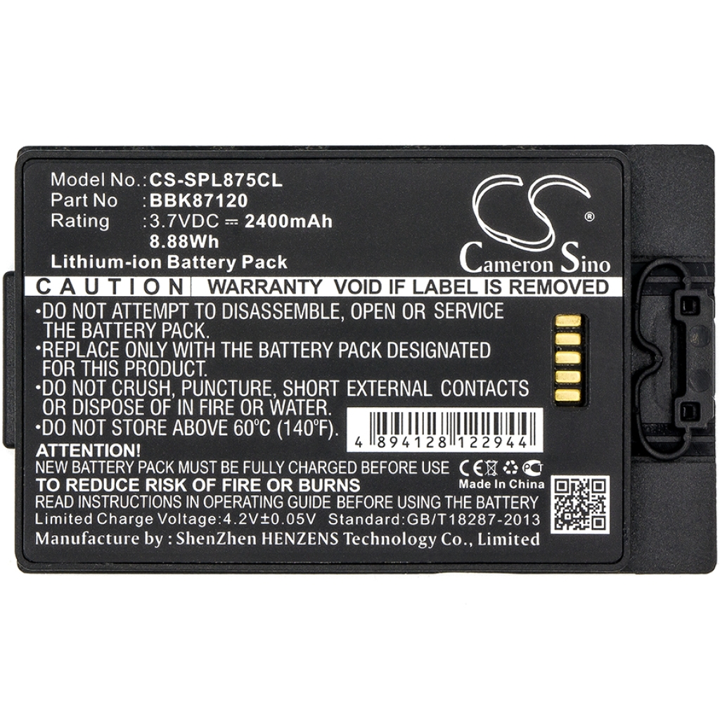 Compatible battery replacement for Spectralink BBK87120