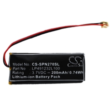 Compatible battery replacement for Sony LP491232L100