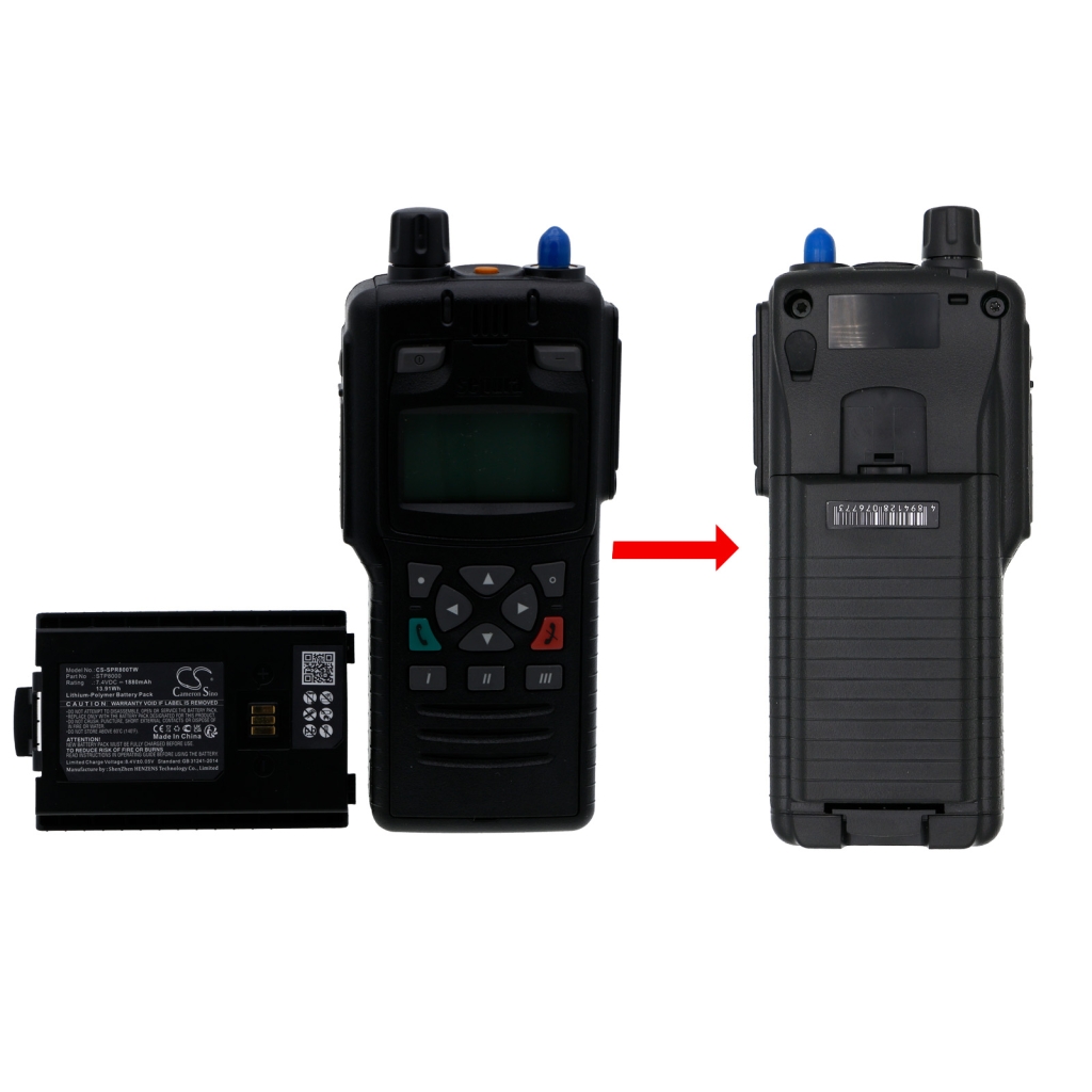 Two-Way Radio Battery Tetra CS-SPR800TW