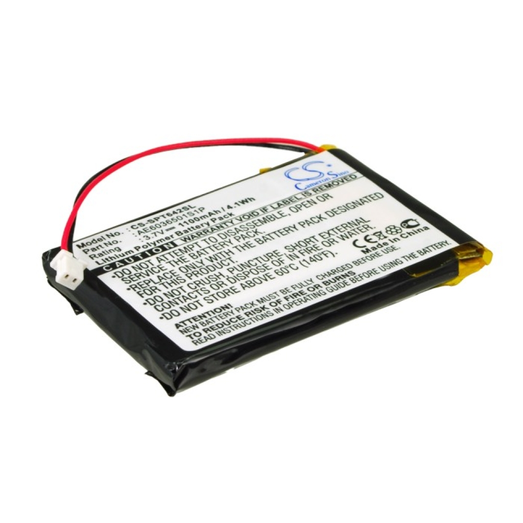 Compatible battery replacement for Spetrotec AE6036501S1P