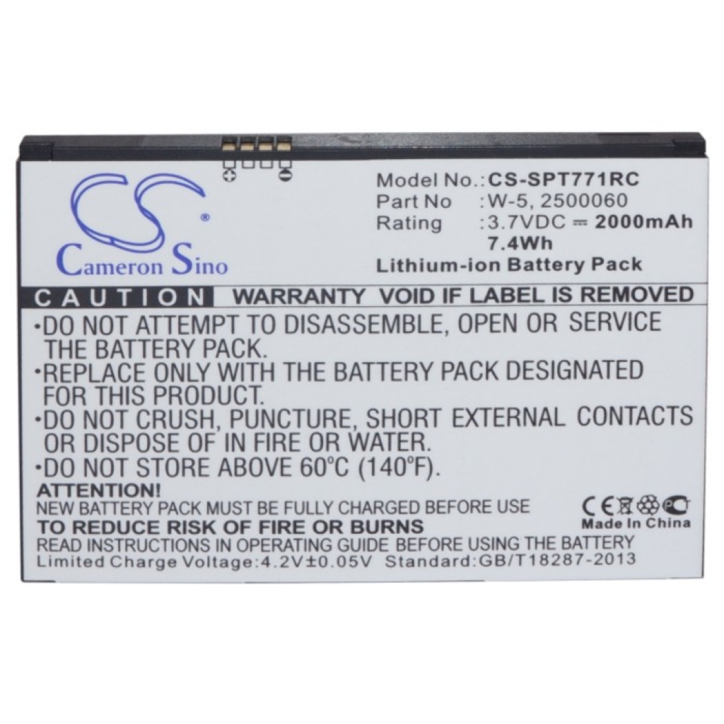 Batteries Remplace W-5