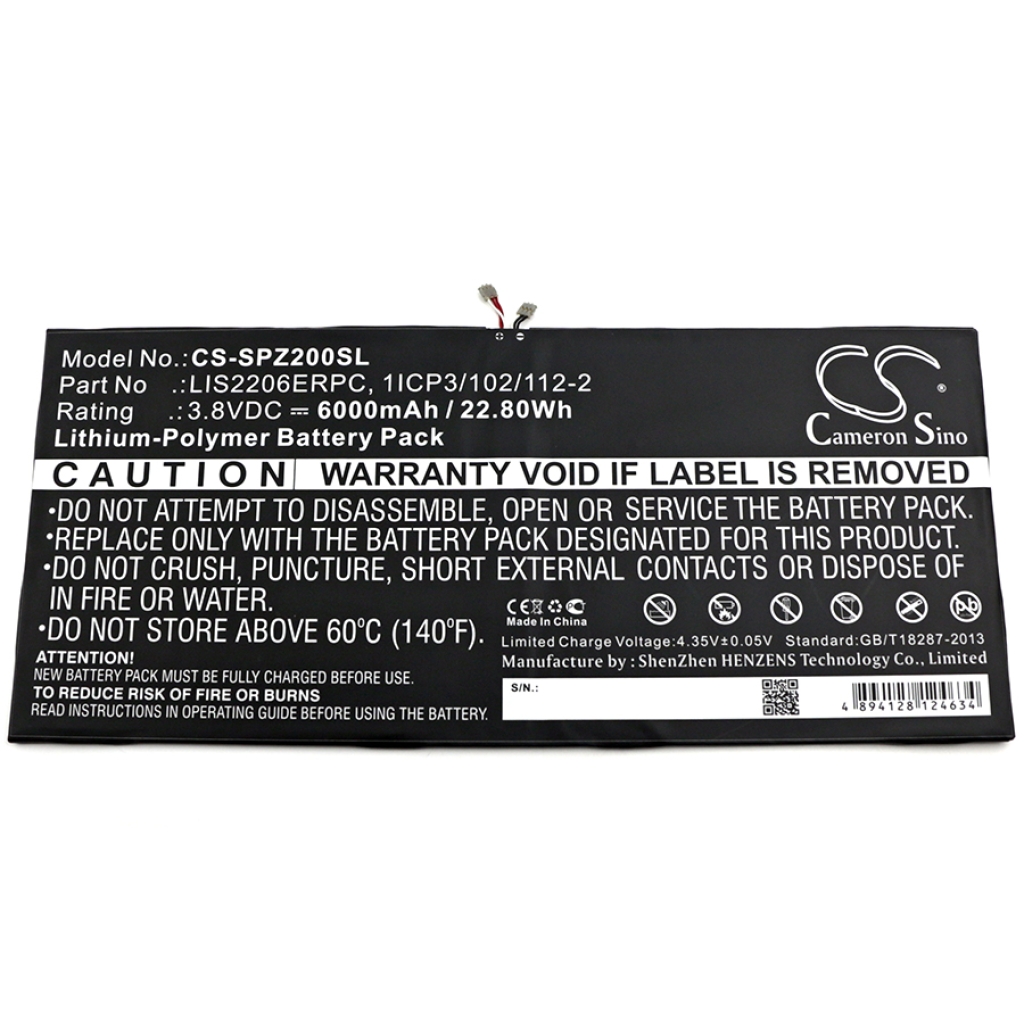 Batteries Remplace LIS2206ERPC