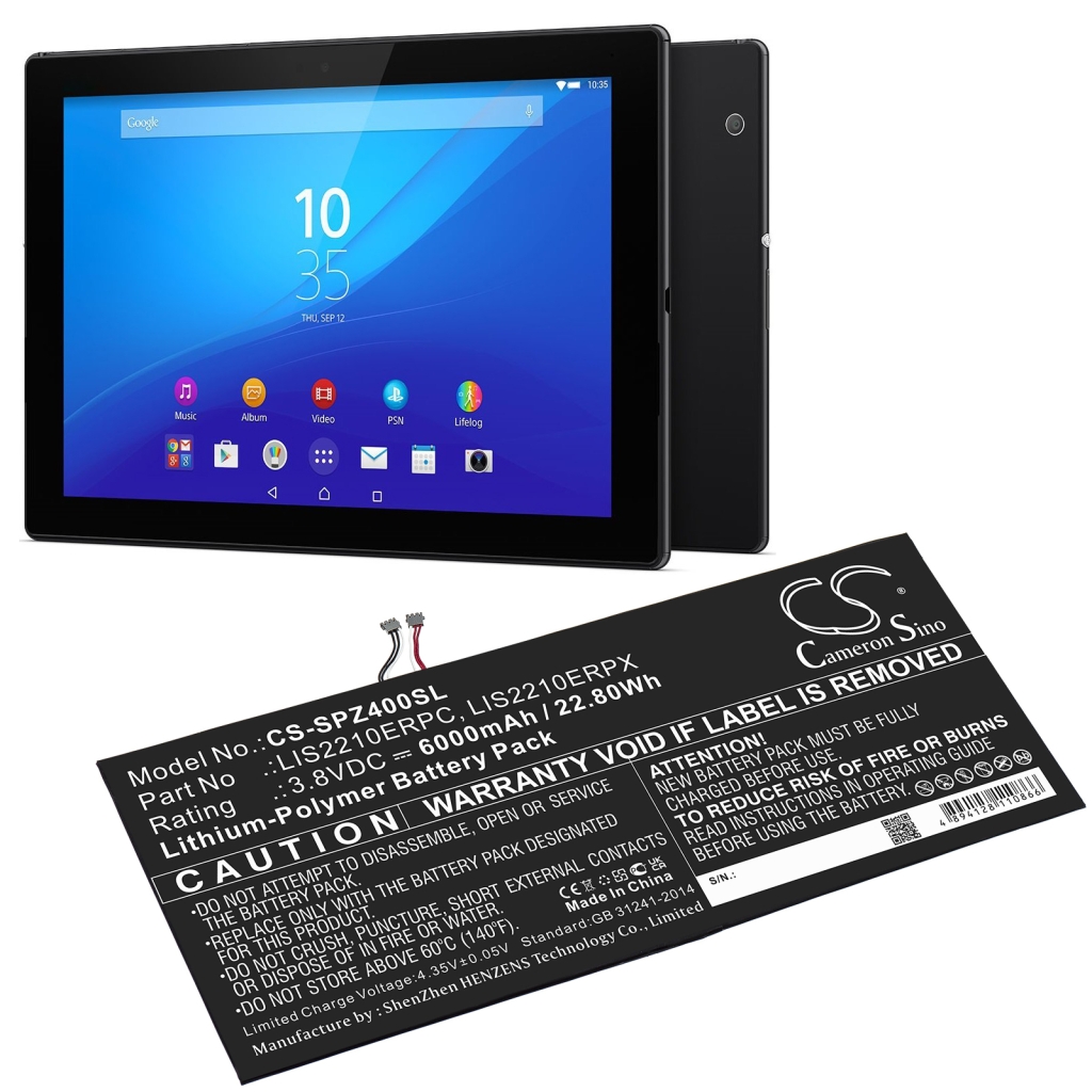 Tablette Batterie Sony CS-SPZ400SL