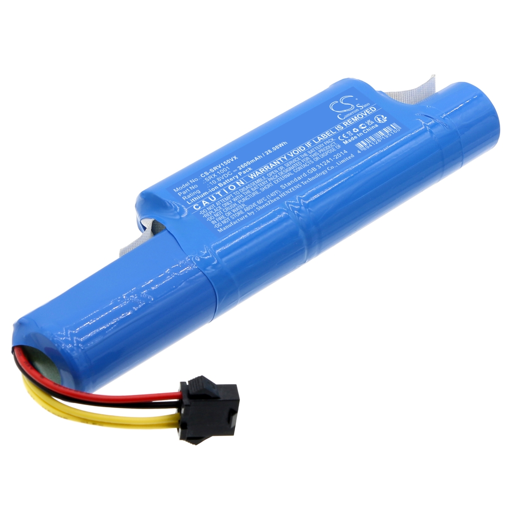 Compatible battery replacement for Vileda SRX 1001