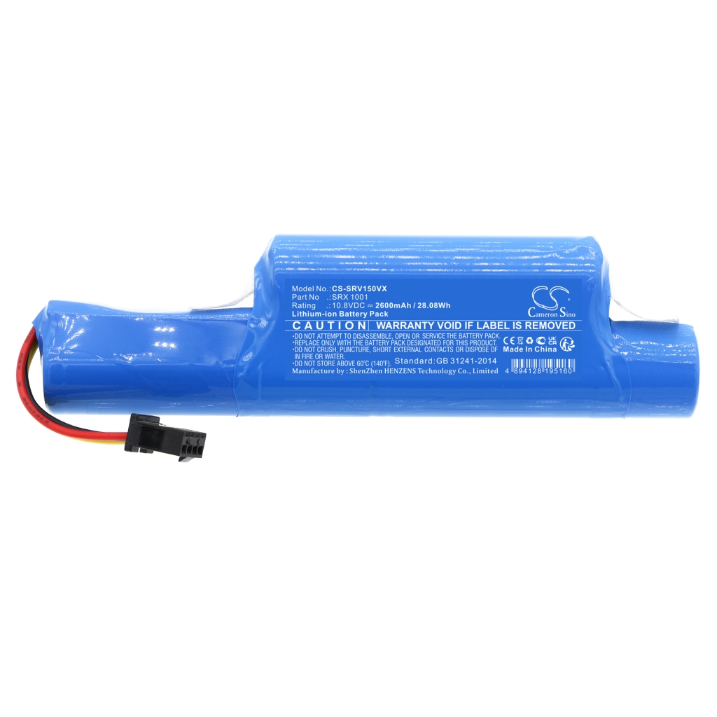 Compatible battery replacement for Vileda SRX 1001