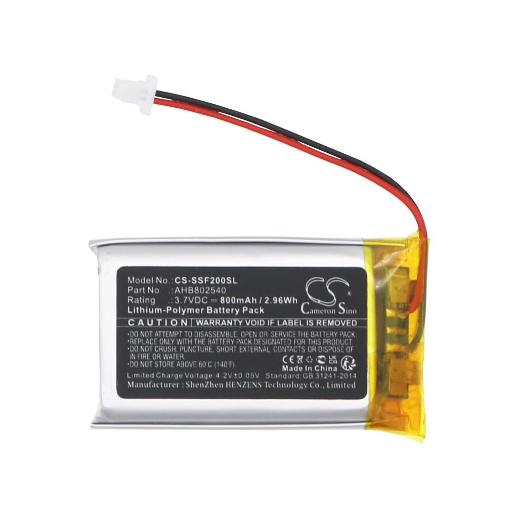 Compatible battery replacement for Sena AHB802540