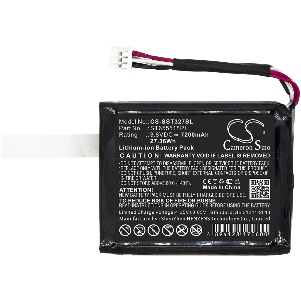 Compatible battery replacement for Senter ST655518PL