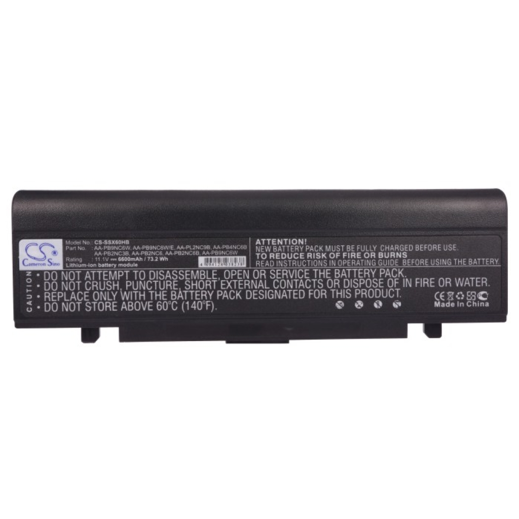 Notebook battery Samsung R610-Aura P8700 Eclipse