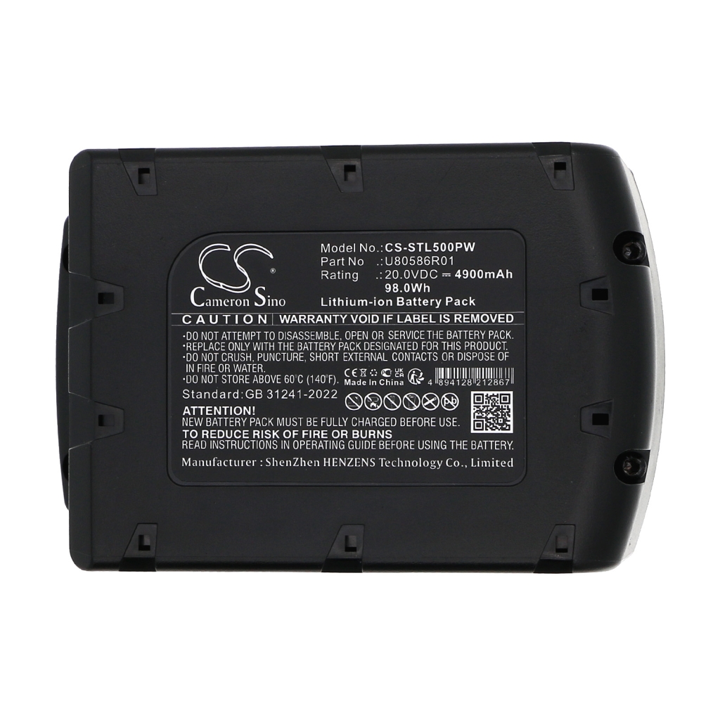 Batteries Remplace U80586R01