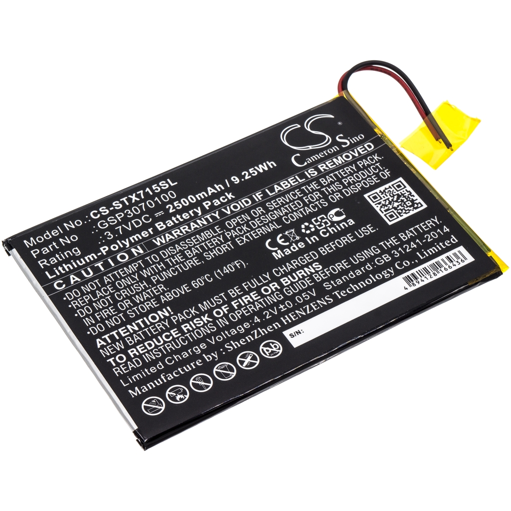 Tablet Battery Smartab CS-STX715SL