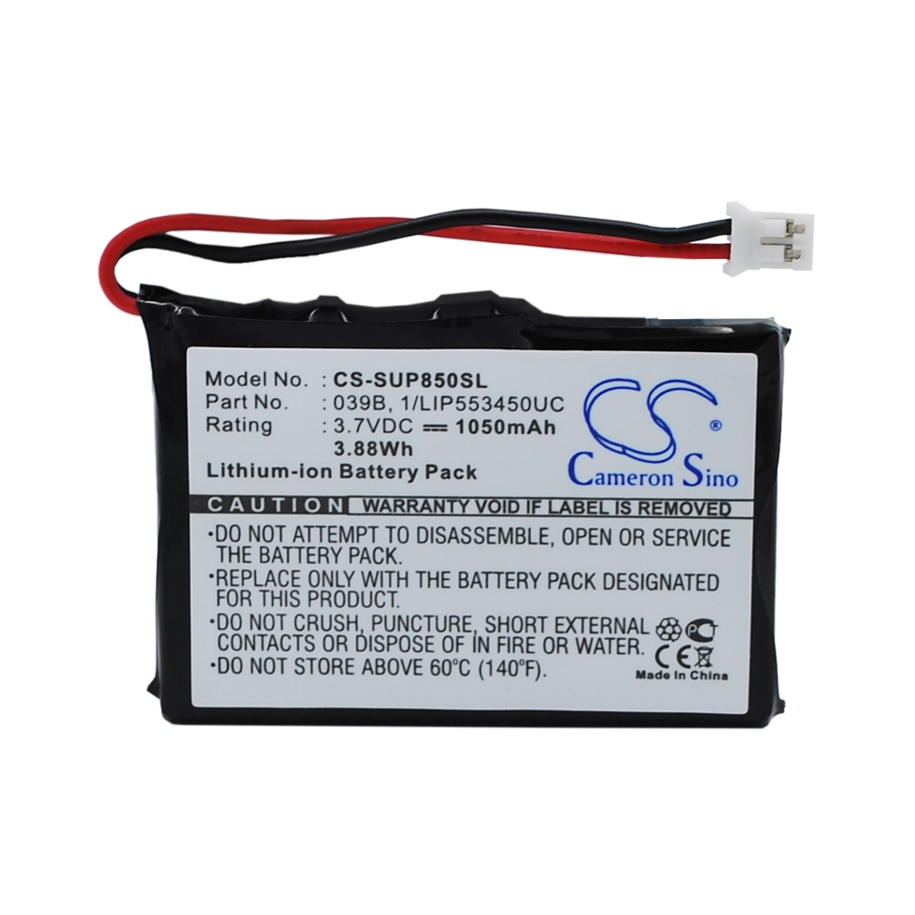 GPS, Batterie de navigation Microtracker CS-SUP850SL