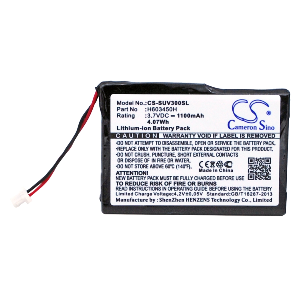 Remplacement de batterie compatible pour Sureshotgps H603450H