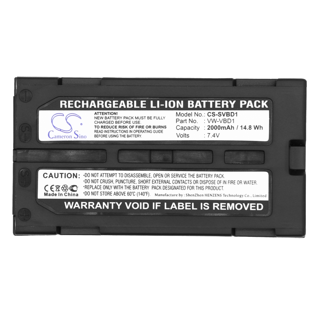 Batterie de l'appareil photo Proscan CS-SVBD1