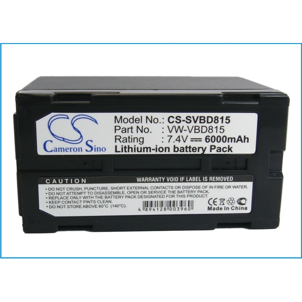 Batterie de l'appareil photo Panasonic CS-SVBD815