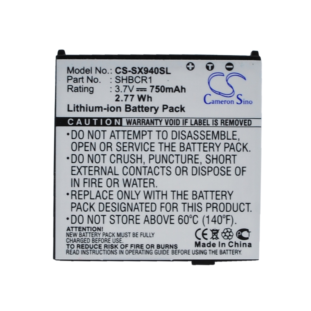 Batterie de téléphone portable SoftBank 942SH