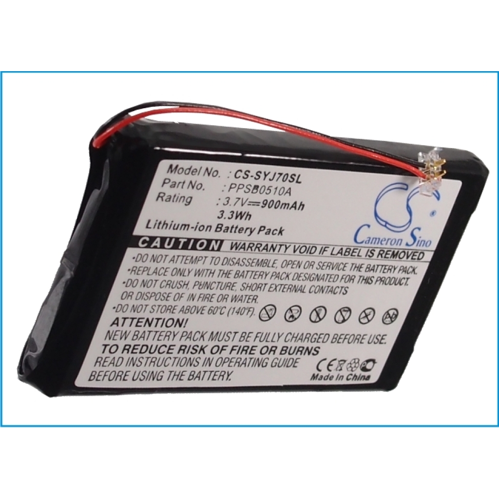 MP3, MP4, MP4, PMP Batterie Samsung CS-SYJ70SL