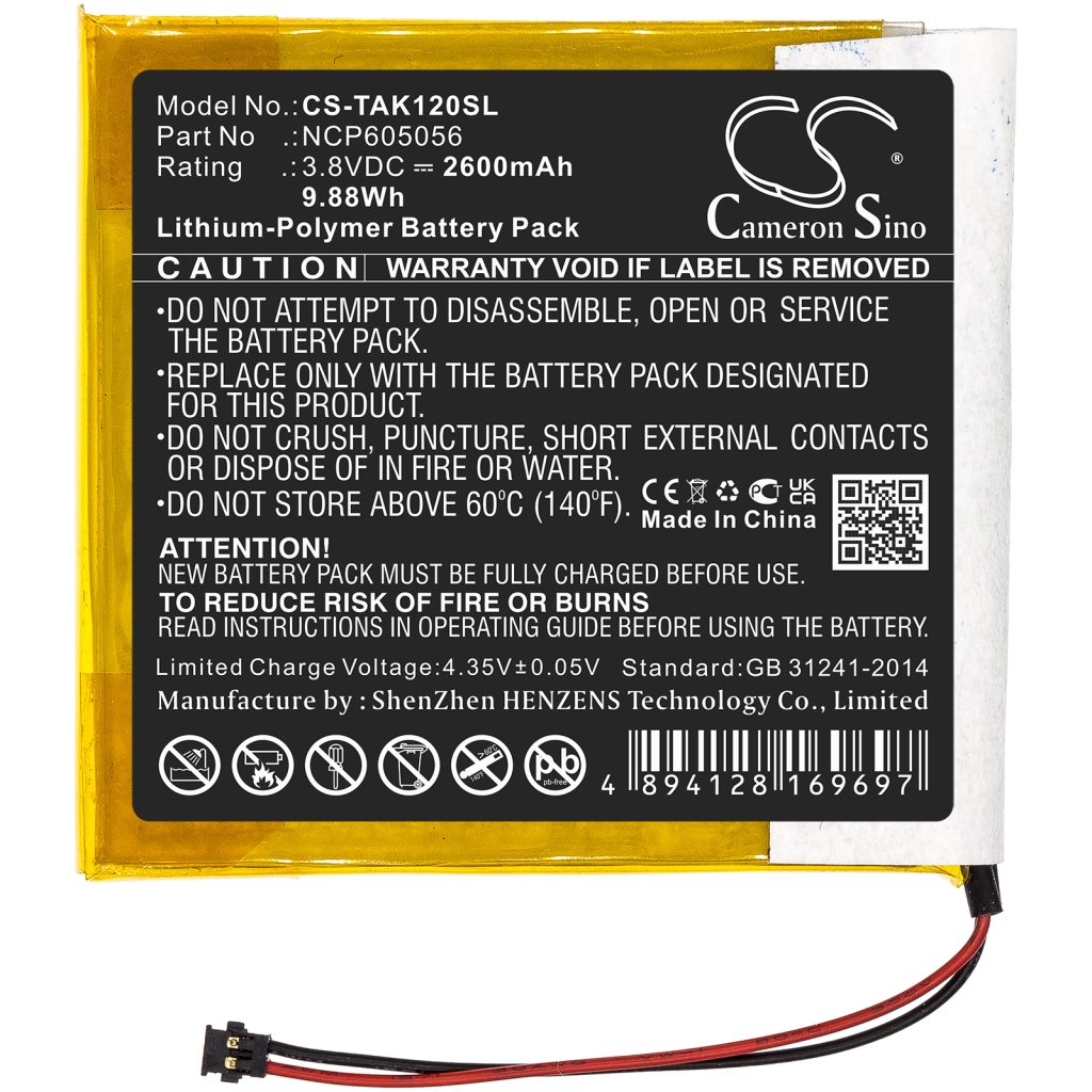 Compatible battery replacement for Astell