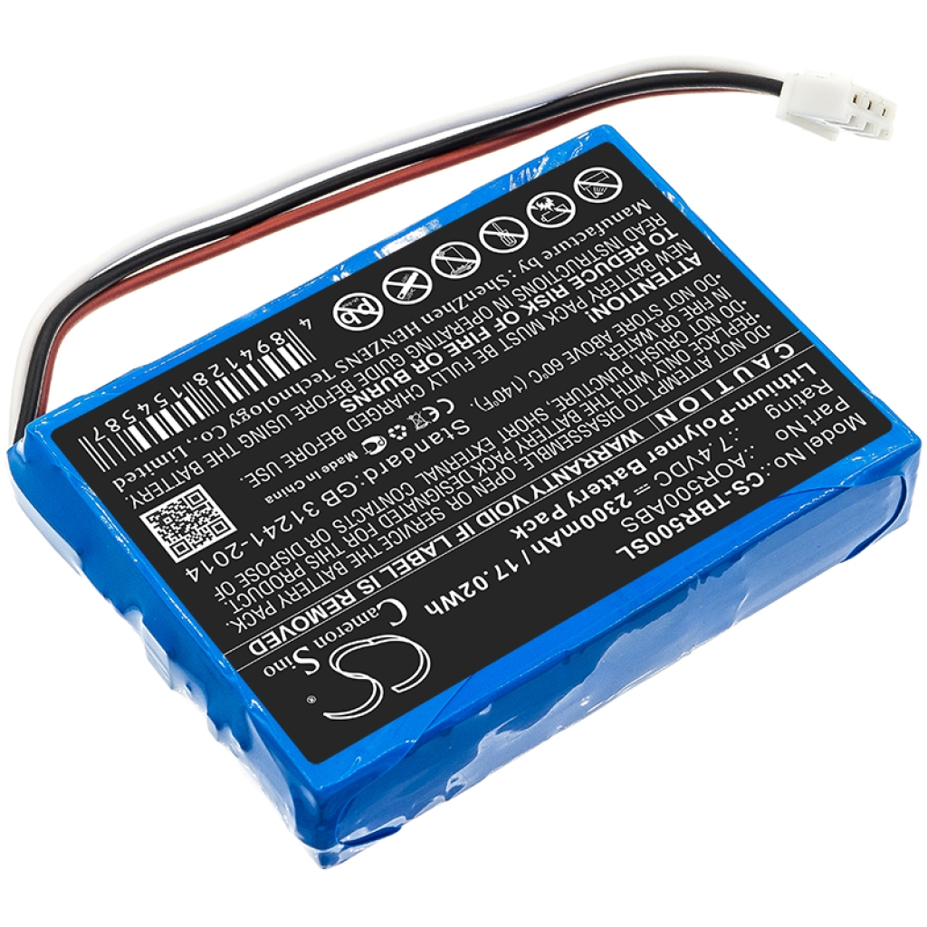 Remplacement de batterie compatible pour Tribrer AOR500ABS