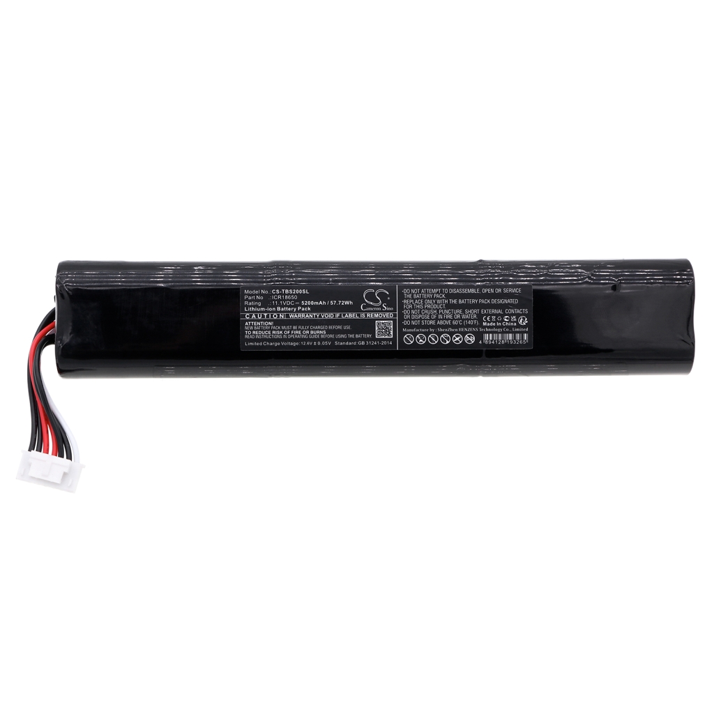 Speaker Battery Groove onn CS-TBS200SL