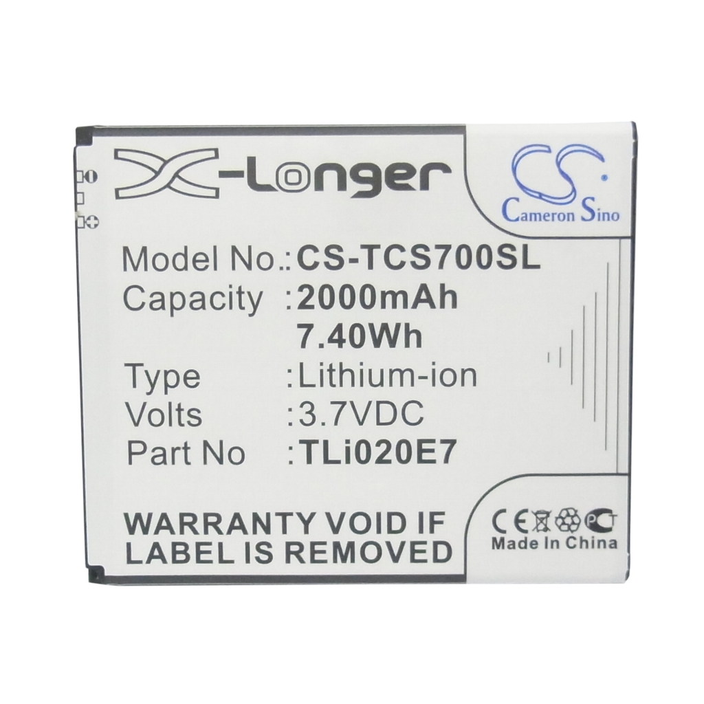 Mobile Phone Battery TCL CS-TCS700SL