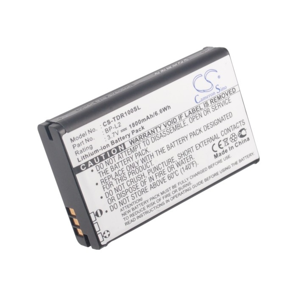 Batteries Batterie d'enregistreur CS-TDR100SL